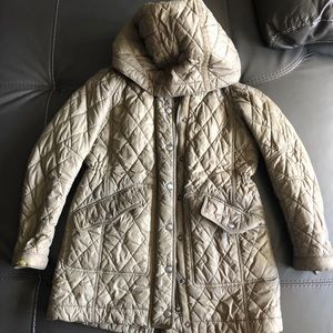 Burberry Quilted Girls Jacket Size 8